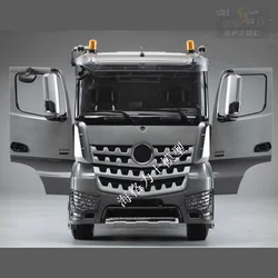 Trattore basso a tre assi a porta aperta serie 1/14 per camion Mercedes Fai da te Viene fornito con un motore 35t e nessuna altra elettronica