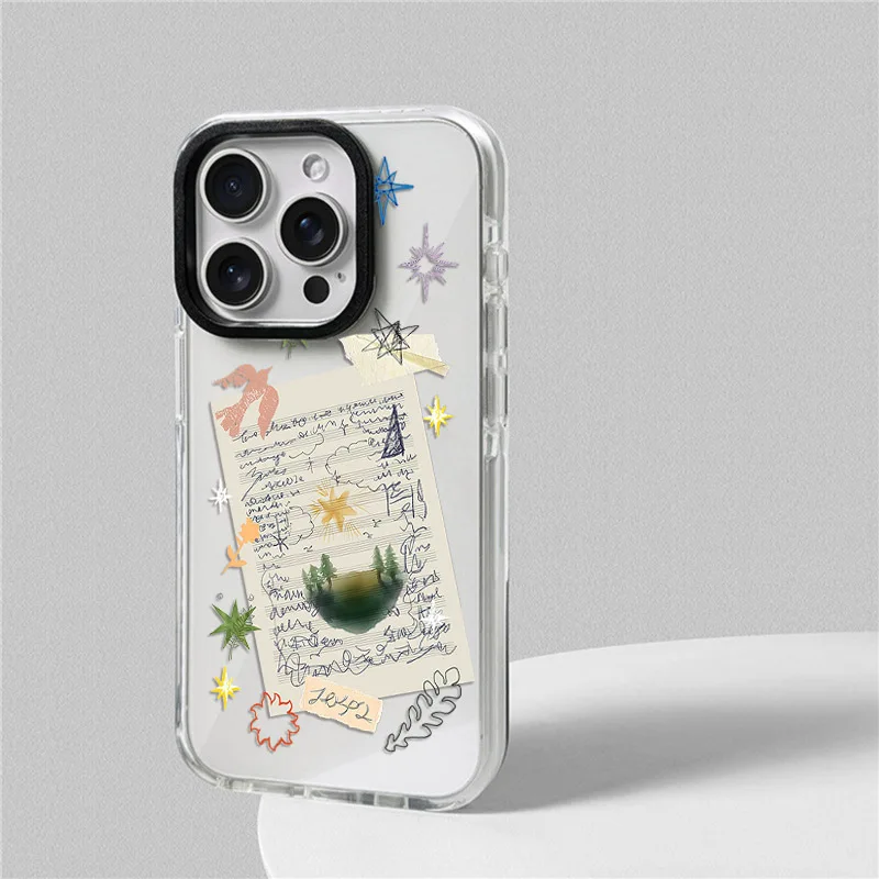 الحيوانات القط قضية الهاتف آيفون 17 16 15 14 13 12 11 برو ماكس XR 7 8 زائد SE 2020 2022 البسيطة الهواء لينة بولي TPU للصدمات الغطاء الخلفي #2