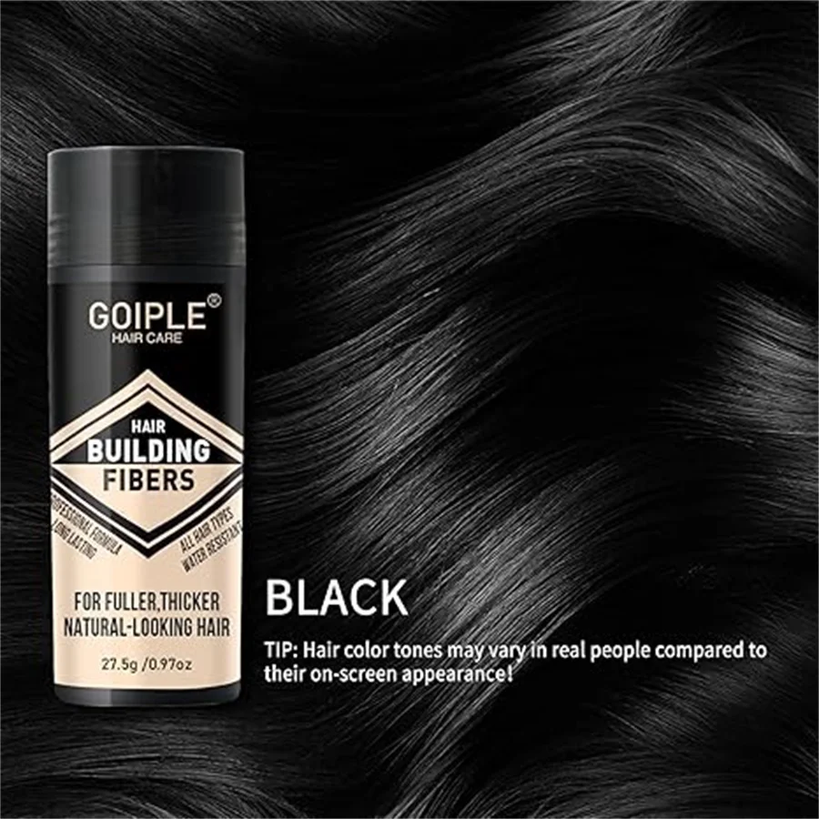 Hair Thickening Fibers and Pump Applicator Set for Men Professional Hair & Beard Styling Kit Hairline Enhancer Volumizing Spray