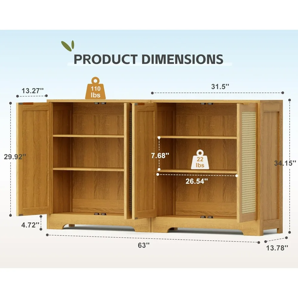 Armário de armazenamento ao ar livre, armário de rato de madeira com portas magnéticas, usado para armazenamento ao ar livre, armário de buffet, suporte de tv, mesa de bar