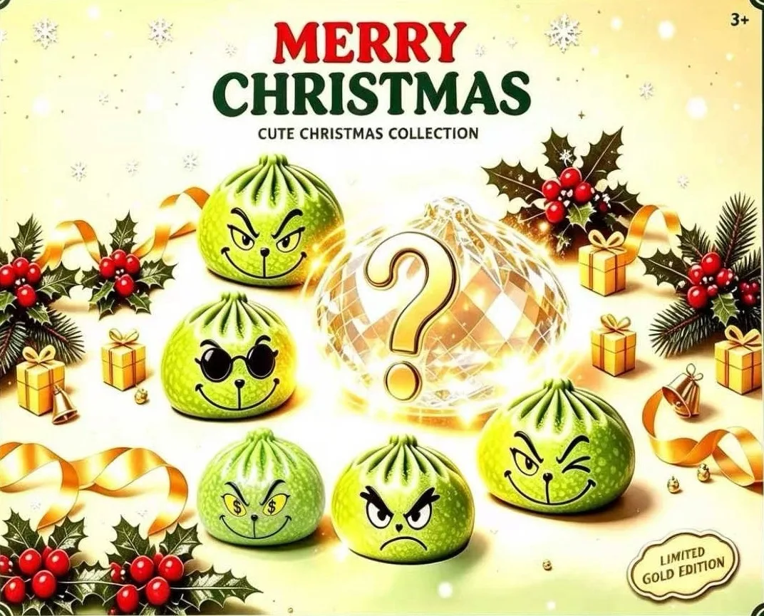 Neues Weihnachtsmann-Elch-Knödel-Form-Quetschspielzeug in Grün zur Stresslinderung, Weihnachtsparty-Geschenk, Spielzeug für Erwachsene – Detail 14