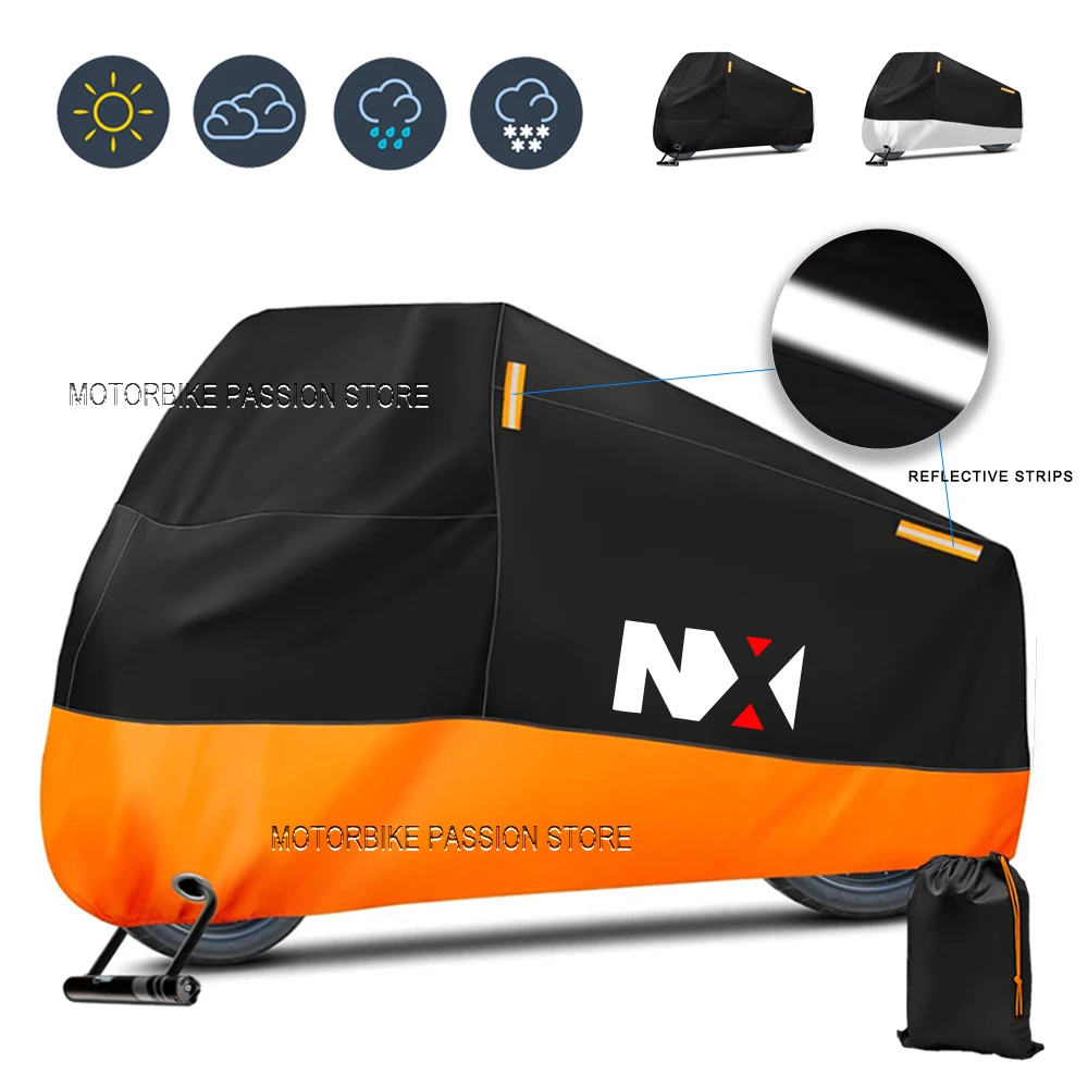 For NX 400 500 NX500 NX400 2024 All Year Motorcycle Cover Waterproof Outdoor Rain Dustproof UV Protector Covers