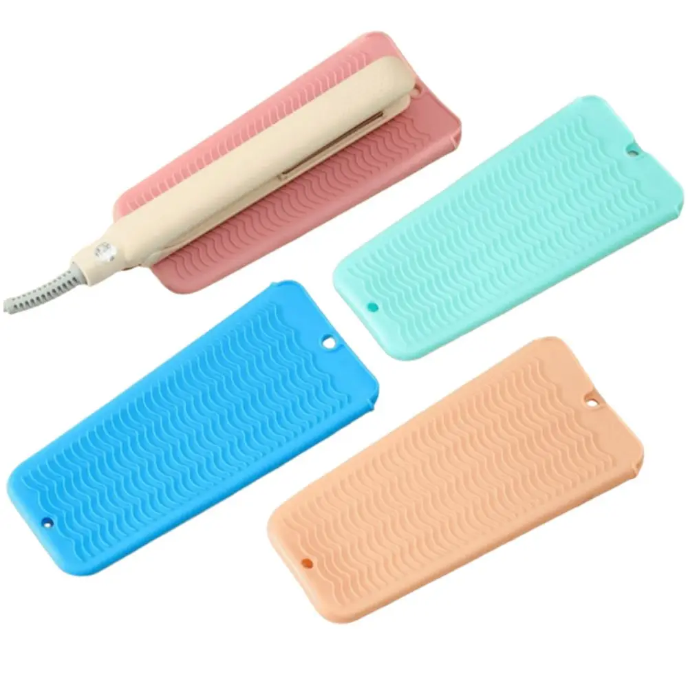 

Anti-Slip Curling Iron Insulation Mat Anti-Heat High Temperature Resistance Silicone Heat Resistant Mat Multifunctional