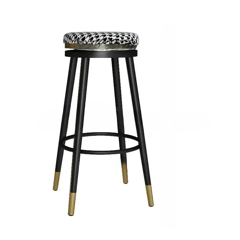 Modern Bar Stools High Swivel Gold Luxury Vintage Nordic Bar Chair Designer Dining Silla Para Barra  Bar Furniture