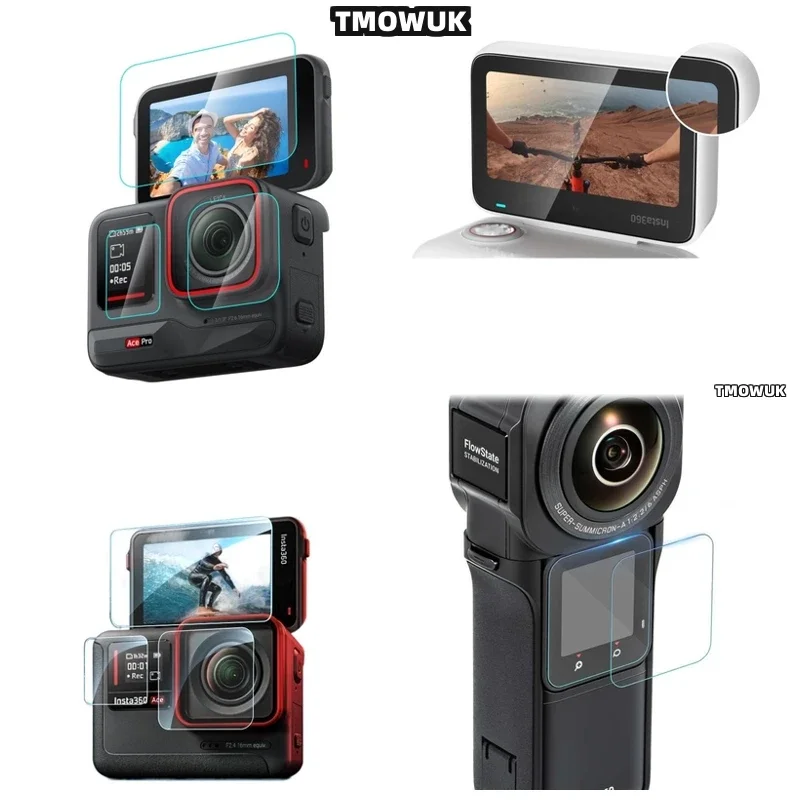 

High - Durability Hard Tempered Glass Display + TPU Soft Film For Insta360 GO 3 3S