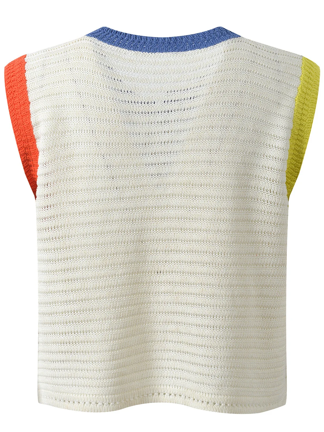 Spring 2026 Women's Fashion Heavy Embellished  Bead Gentle Style Versatile Sleeveless Tank Top Knitted Short Length