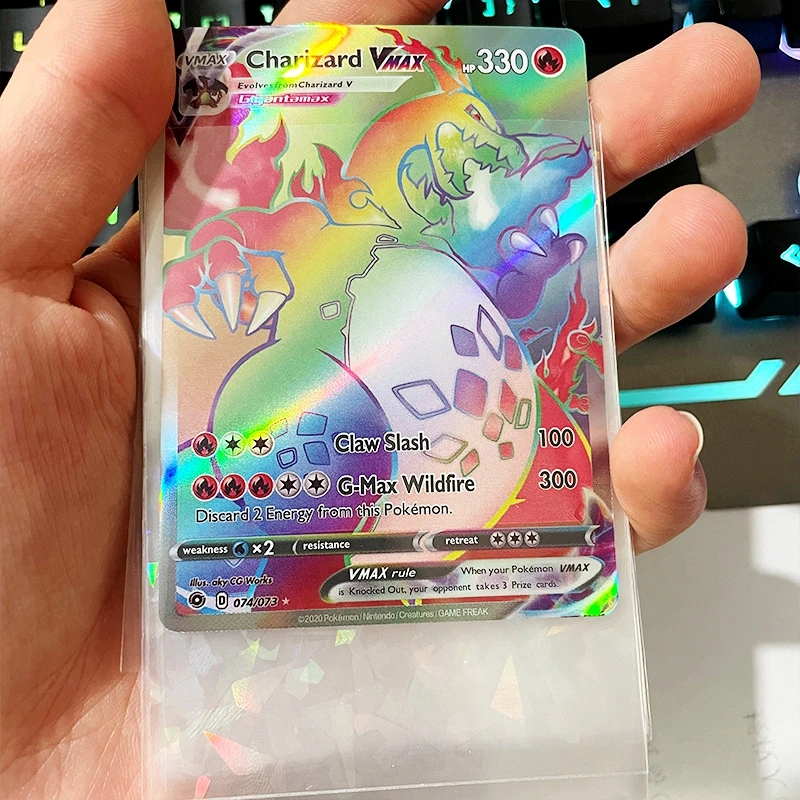 66*91mm 50개입 소프트 트레이딩 레이저 카드 필름 슬리브 투명 포켓몬 TCG 게임 보호 폴더 유희왕 야구 카드 케이스 홀더