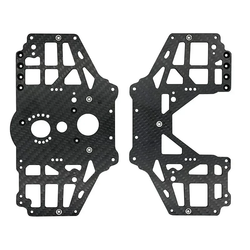 Piastra di protezione del cambio centrale in fibra di carbonio per Losi LMT 4WD Asse solido Monster Truck 1/8 RC Auto Parti di aggiornamento Accessori