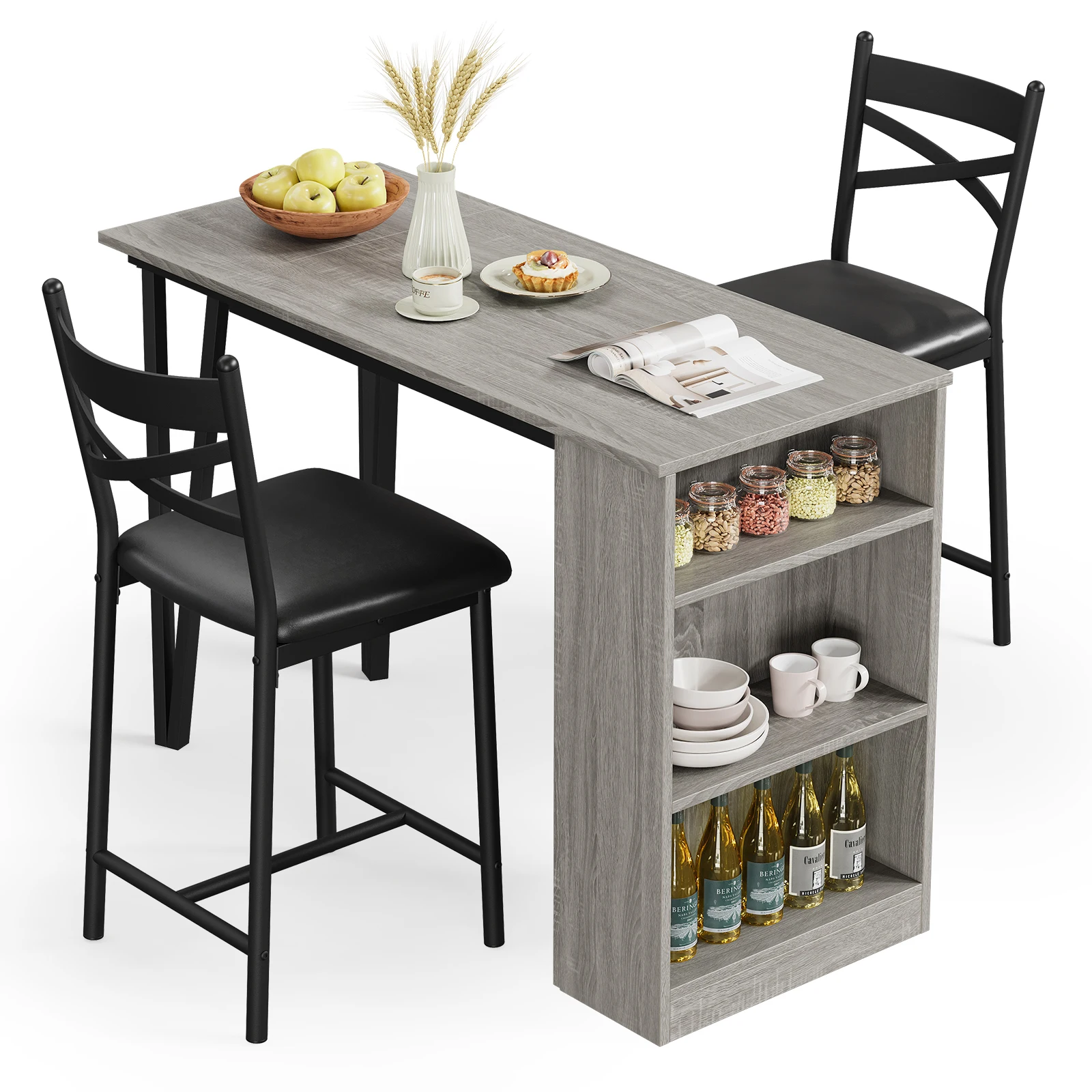 Expandable Bar Table Set 3