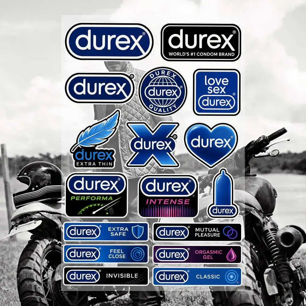 D-urE-x Waterproof Vinyl Stickers for Car Motorcycle Bike Skateboard Laptop Bottle Phone