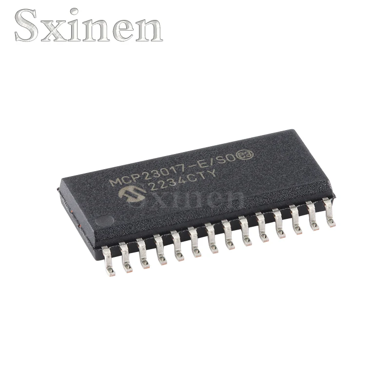 MCP23017T-E/SO SOIC-28 16-bit I2C I/O expander chip