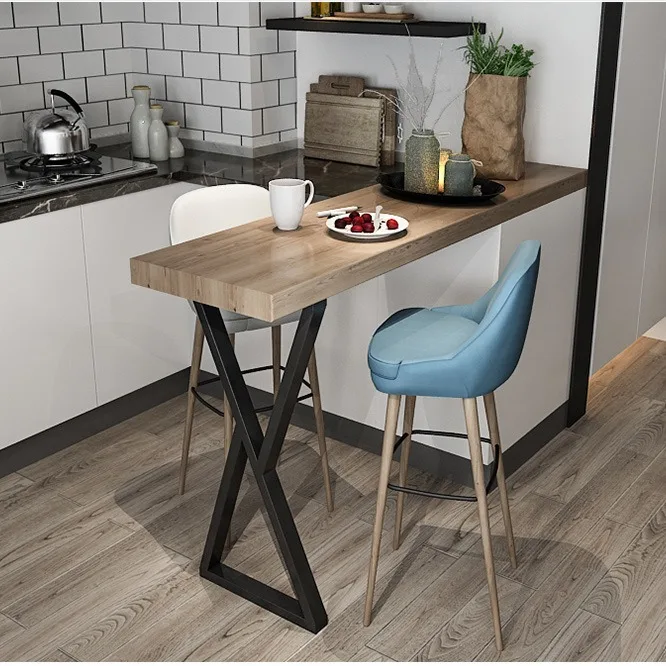 Table foot bar leg bracket metal cabinet support simple desk dining office table leg dining