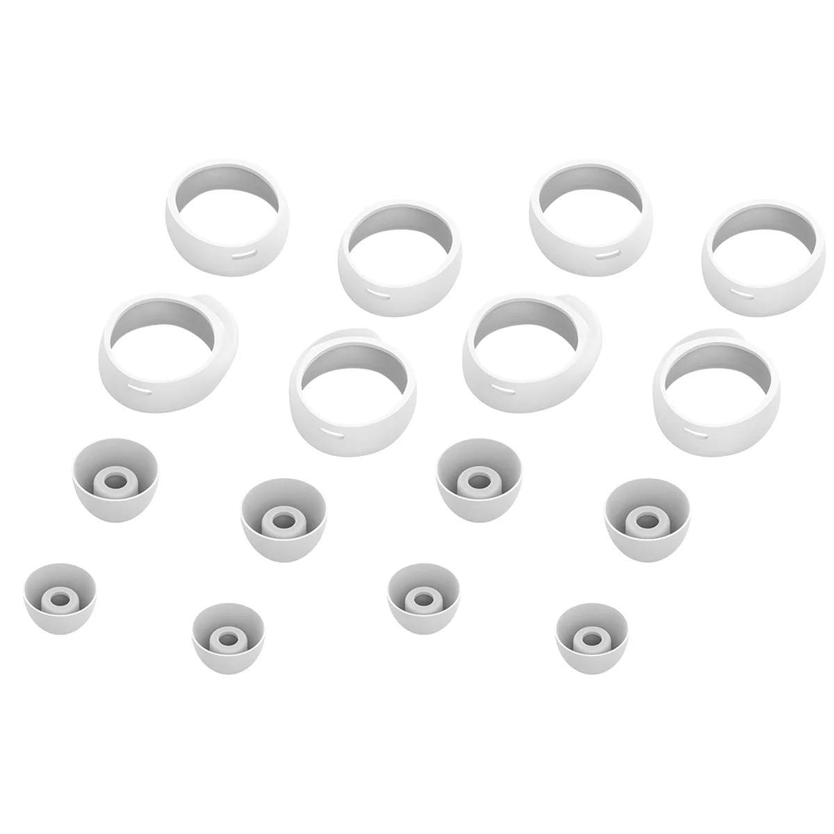 

16 Pcs Wireless Headphones Earphone Protective Plugs Accessories White Headset Accessory