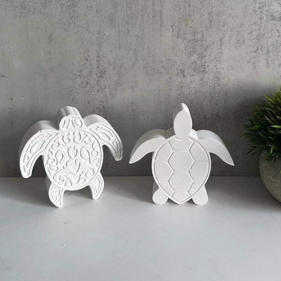 Cute Turtle Decoration Silicone Mold Handmade Aromatherapy Turtle Candle Diffuser Stone Creative Gift Plaster Drop Glue Mold