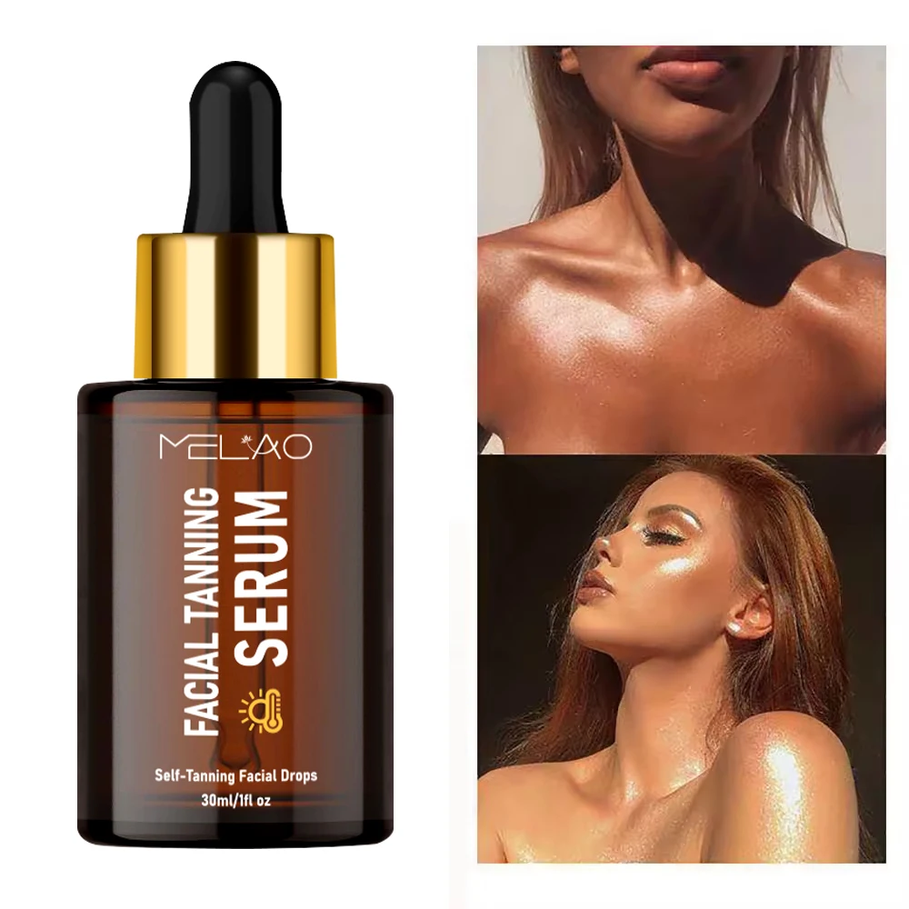 MELAO Sublime Bronze Self-Tanning Serum Self Tanner  Fast, 1 Hour Sunless Tanner Serum, No Fake Tan Smell