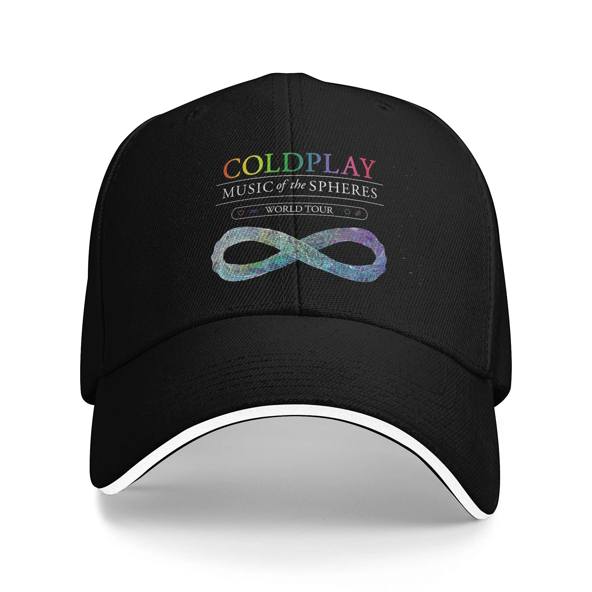 Cold Rock Play Band Cap For Men Women Cool Baseball Cap C-Coldplay Moon Music Sun Hat Travel Headewear Gift