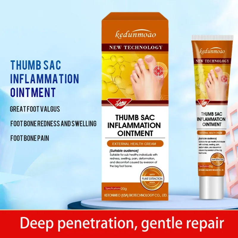 

Thumb Folliculitis Ointment Products 20g Per Bottle to Relieve Thumb Deformation, Redness, Soreness, Swelling and Swelling