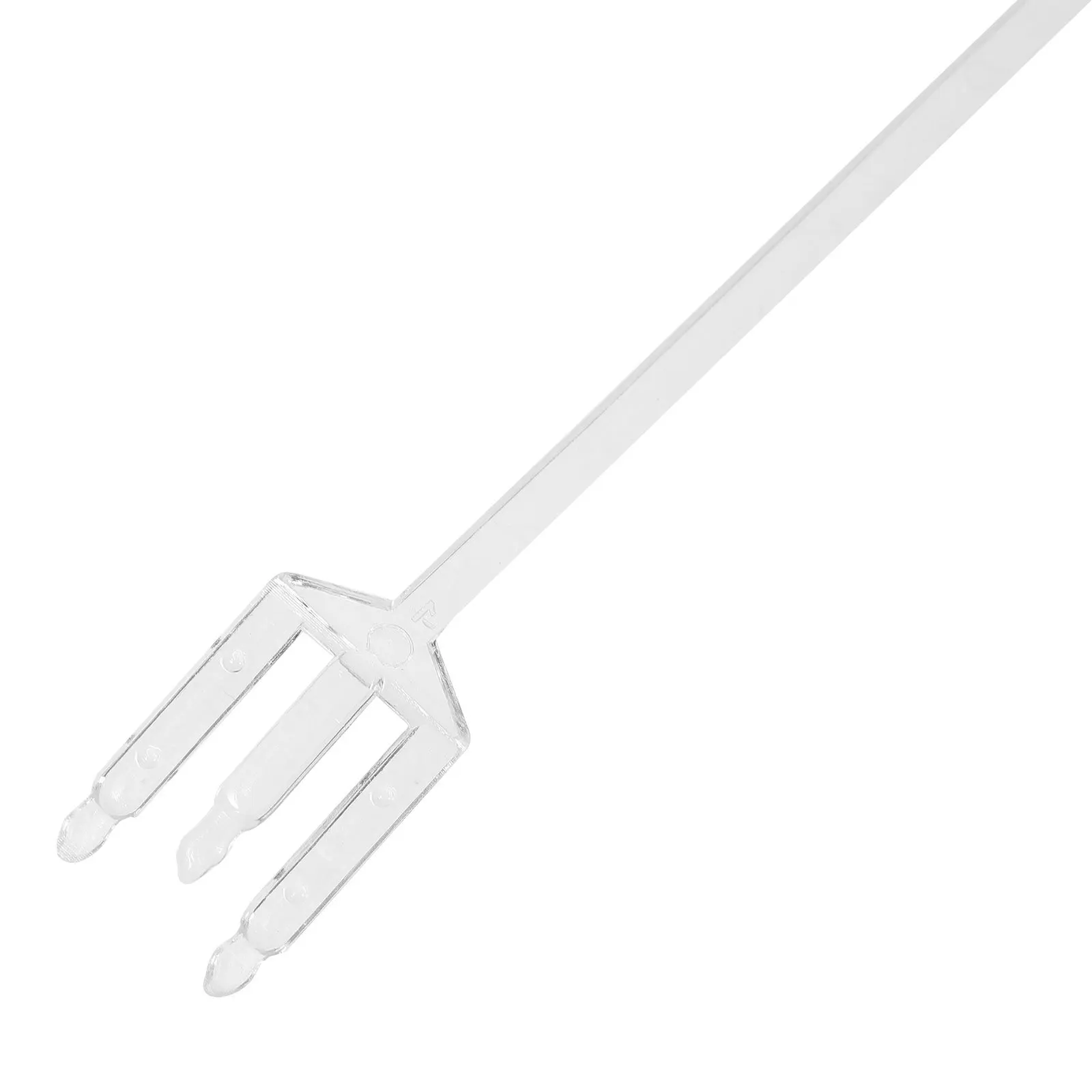 

80pcs 31Cm Transparent Flower Bouquet Packaging Material Reusable Plastic Clips For Wedding Birthday Party Decorations Bouquet