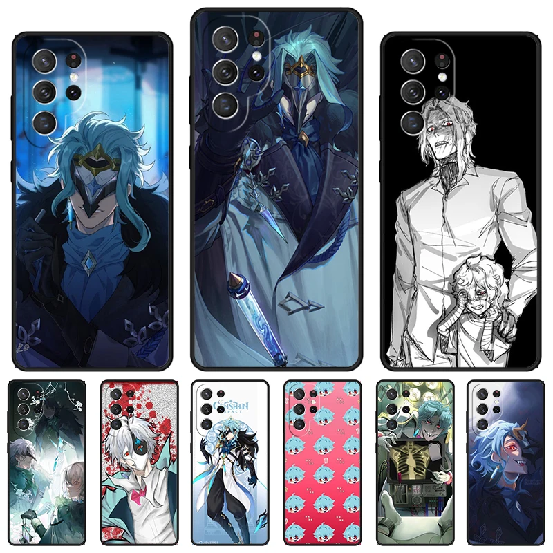 Il Dottore Genshin Impact جراب هاتف لهاتف سامسونج جالاكسي S24 S25 S23 S22 Ultra Note 10 20 Plus S20 S21 FE #1