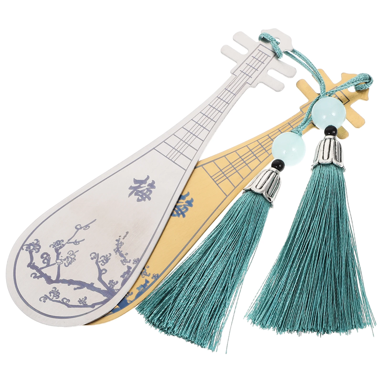 

2pcs Chinese Style Bookmarks Unique Creative Design For Reading Page Markers Student Gift Craft Decor Book Lovers