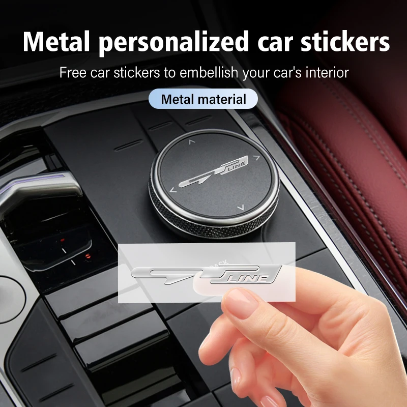 4pcs Metal Emblem Auto Decor Decal Car Window Wiper Stickers For KIA gt gtline Xline ceed Forte RIO STINGER Seltos K3 K4