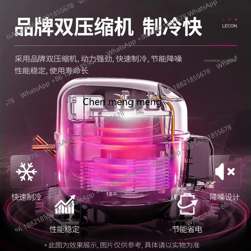 Bingtai التجارية إناء/ قدر مطعم شواء المأكولات البحرية المبردة المجمدة عرض الطازجة A la carte Cabinet