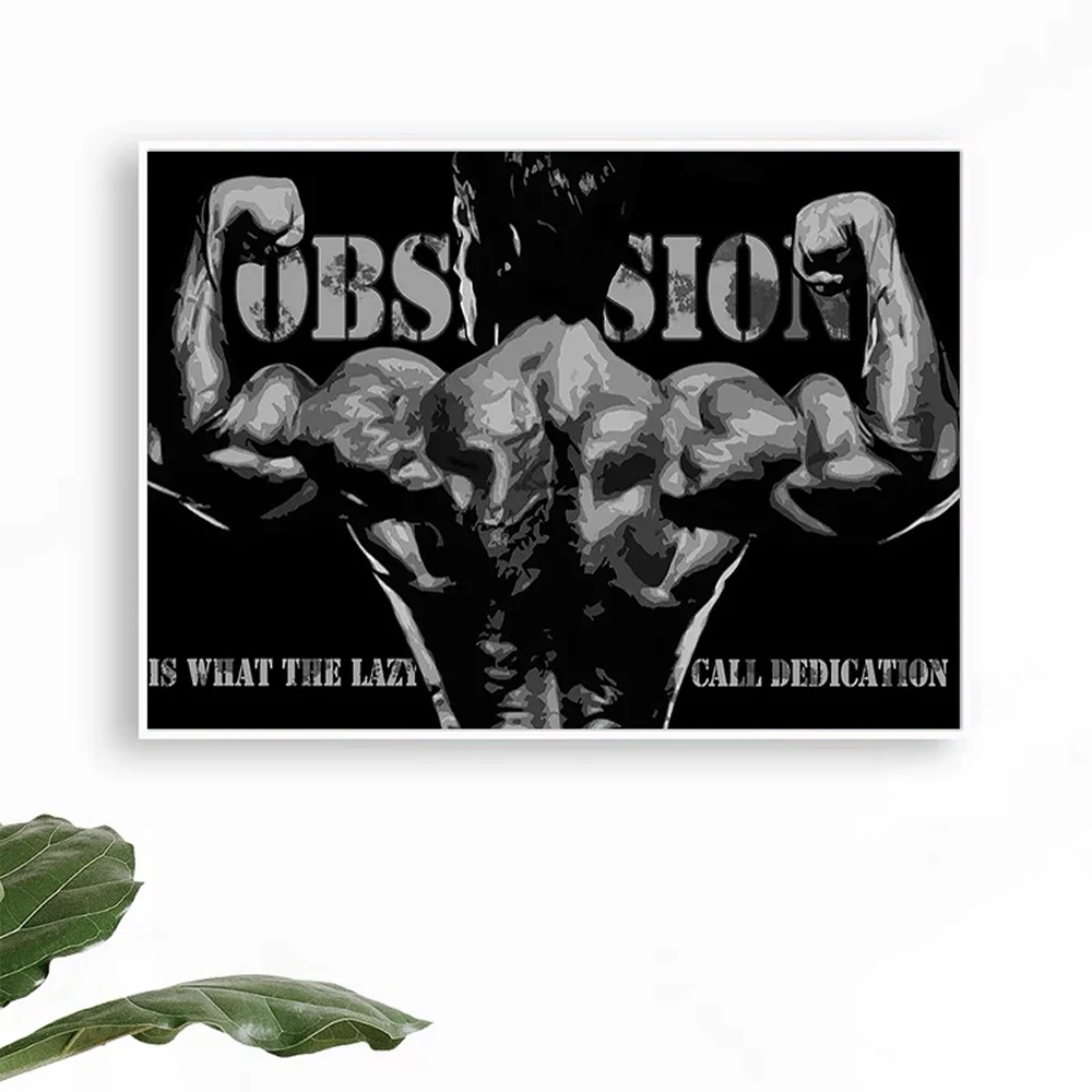 Hot Arnold Schwarzenegger Bodybuilding-Silk Art Poster Wall Sticker Decoration Gift