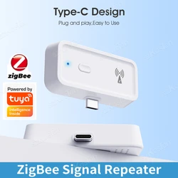 Tuya ZigBee3.0 Signal Repeater C-Smart Series Smart Home Type C Amplifier Extender Works with ZigBee Gateway Hub Smart Life APP