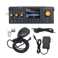 BS188 15W HF SDR Transceiver MCHF-QRP Transceiver Amateur Shortwave Radio W/ Handheld Mic Charger
