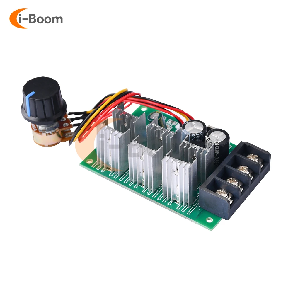 DC9-55V PWM Motor Governor Motor Pump Speed Controller Driver 40A 2000W High Power Speed Controller 9V 12V 24V 36V 48V