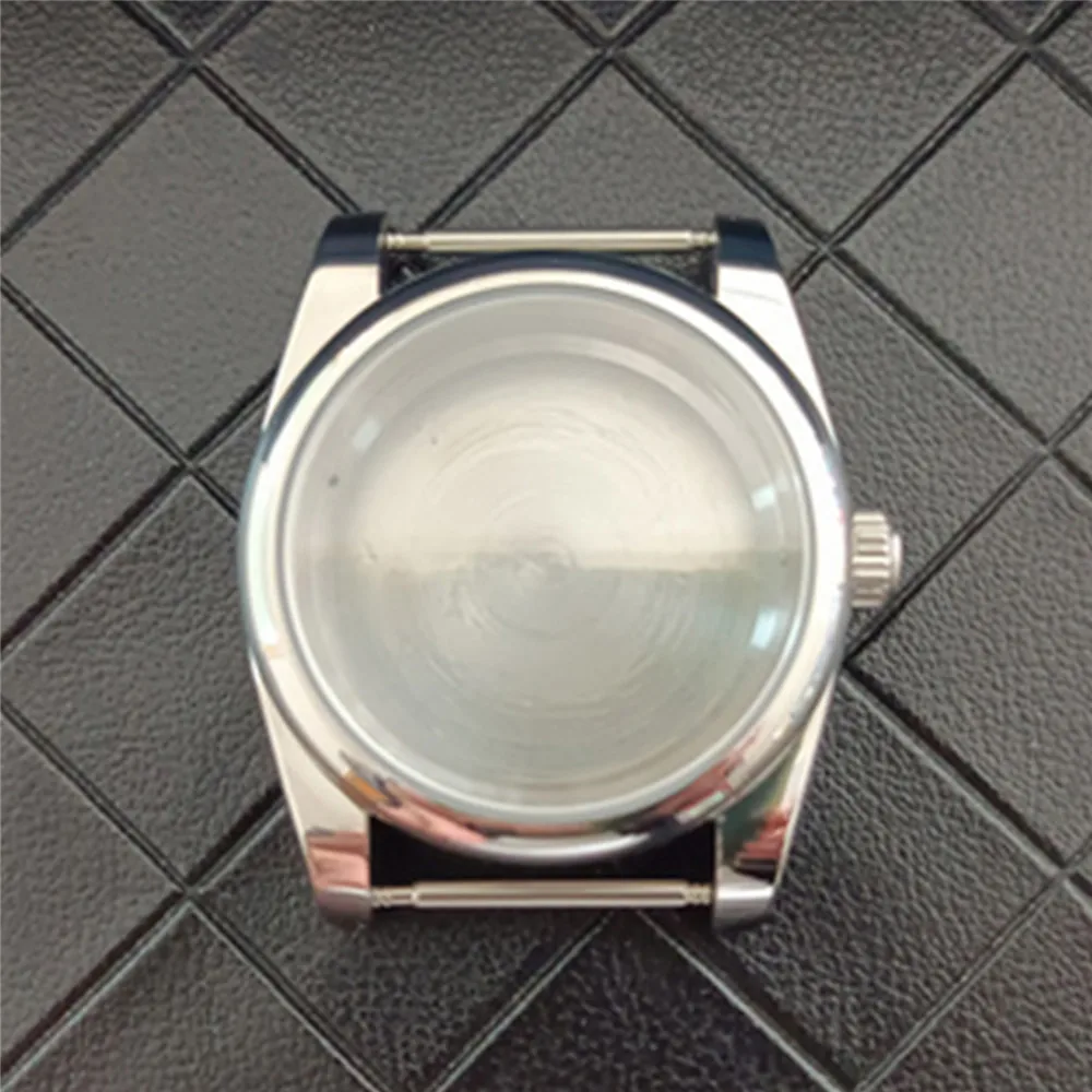 

36mm Oyster Perpetual Case Inclined Shell/ Fluted Bezel Sapphire Glass Cyclops Lens For NH35/NH36/ 4R Movement Modify Parts