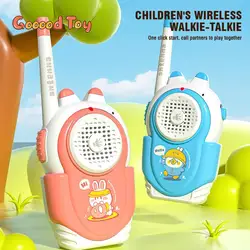 A Pair Children's Walkie Talkies Toys 500M Wireless Intercom Pagers Outdoor Role-play Educational Parent-child Interaction Toys