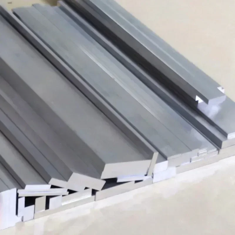 6061 Aluminum Alloy Metal Sheet Aluminium Flat Bar Plate Strip  Block Solid Mill CNC Stock