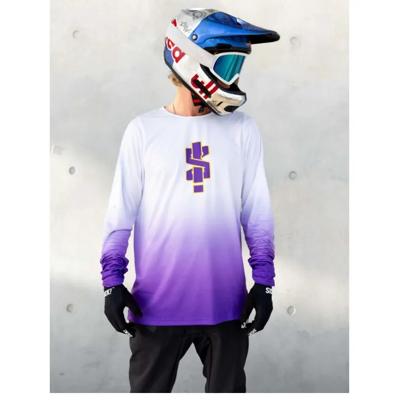 

SICK MTB T-shirt Cycling Suit Men's Downhill Mountain Bike BMX Men's Off-road Racing Long Sleeved Motorcycle Clothing Bike