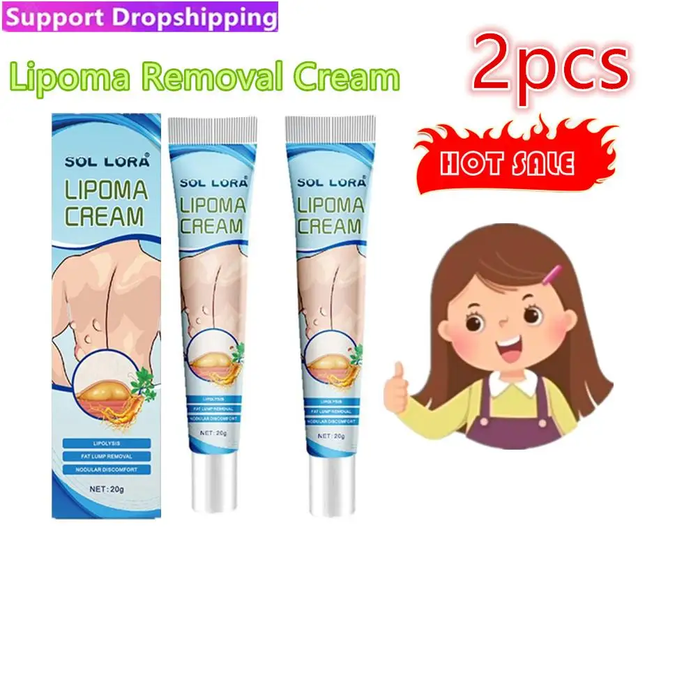 2pcs 20g Lipoma Removal Cream Lipolysis Fat Lump Relief Plaster Skin Swelling Fat Elimination Cream Drop Shipping Health Care