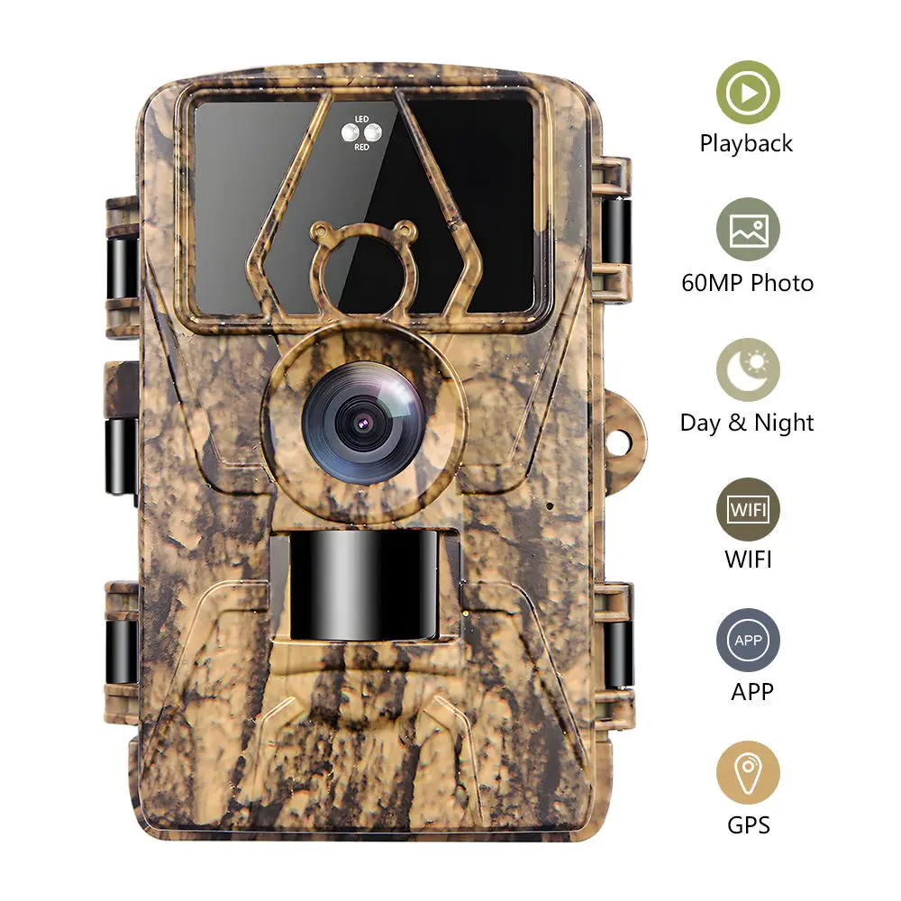 Alleius PR801W Hunting Trail Camera,Photographic Night Vision Motion Activated Trigger Security Cam Outdoor Wildlife Photo Traps