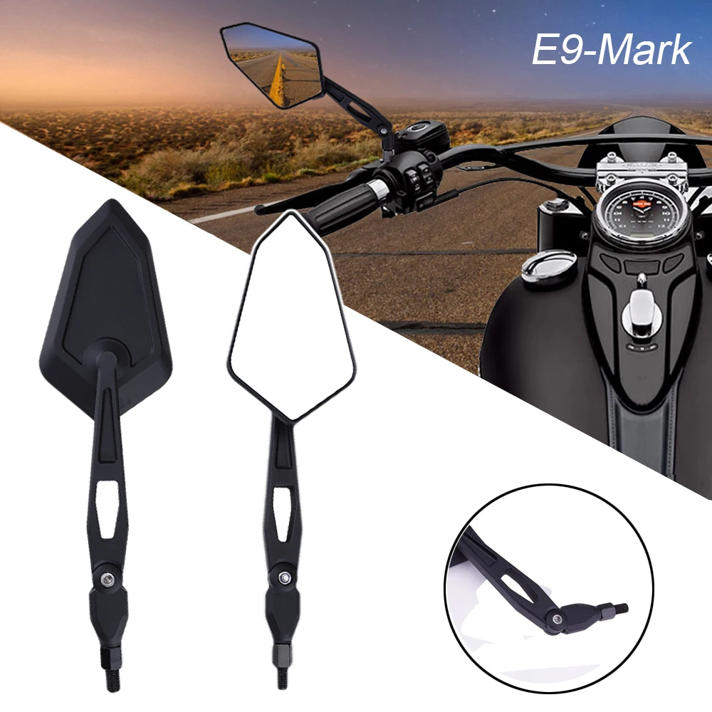 

Universal Motorcycle Rearview Mirror Case For HONDA CB250 VTEC400 CB900 CB1000 CB1300 Adjustable Motorcycle Side Rearview Mirror