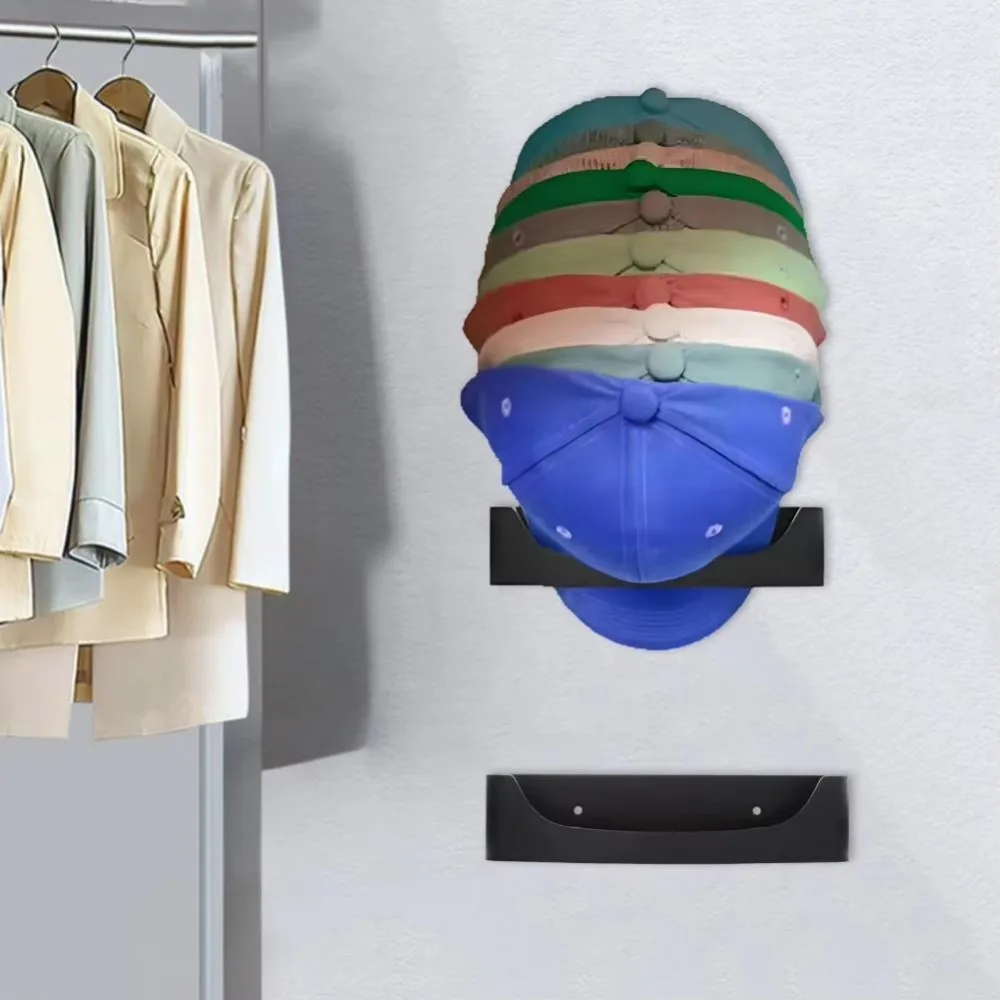 

Household Closet Hat Rack Hat Organizer for Baseball Caps Space Saving Plastic Dome Hat Rack Hat Storage Holder for Door Closet
