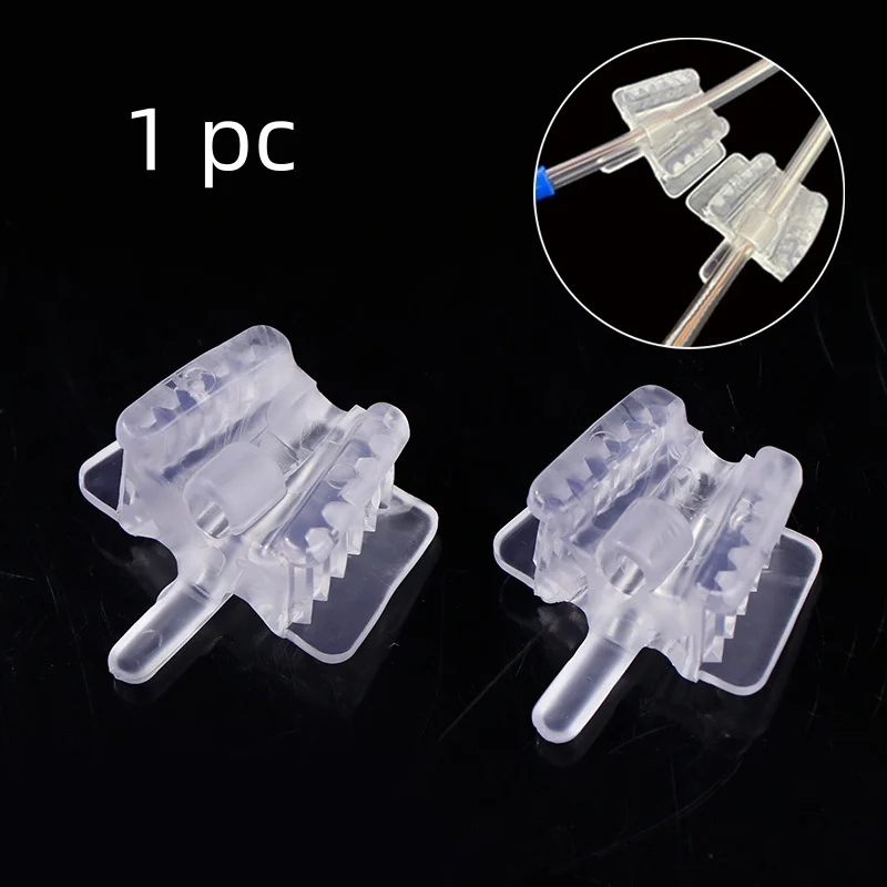 5pcs Dental Silicone Mouth Support Holding Saliva Ejector Suction Tip Occlusal Pad Mouth Opener Retractor Oral Hygiene Material