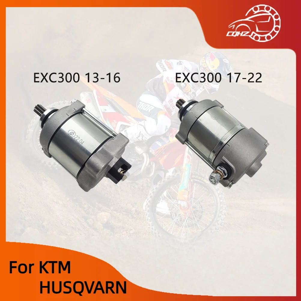 

Стартер электрический CQHZJ для мотоциклов KTM EXC XC XCW 250 300 XC 300XCW HUSQVARNA TE250 TE300 13-22, стартерный двигатель Moric
