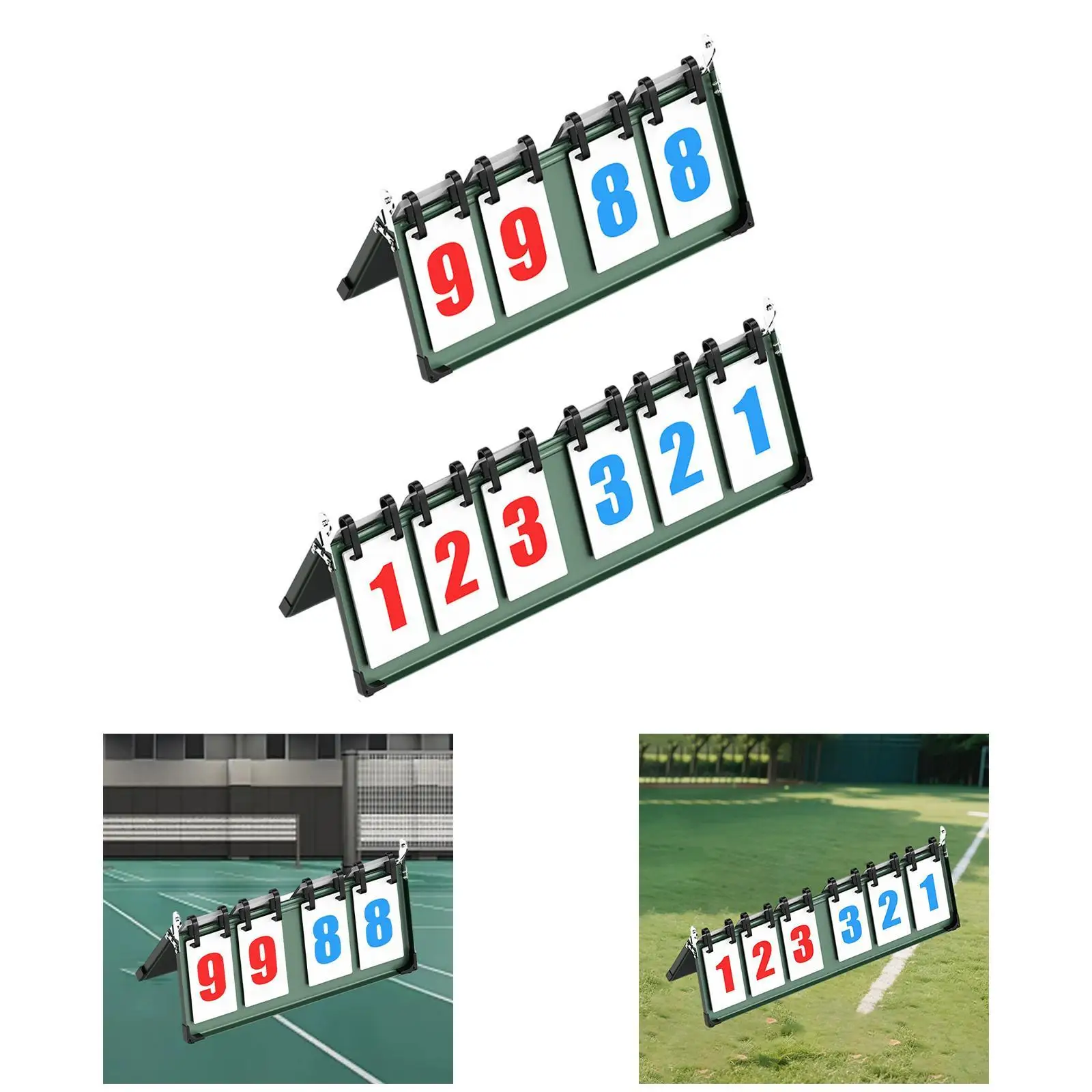

Sports Scoreboard Table Score Flip Portable Competition Team Game Scoring