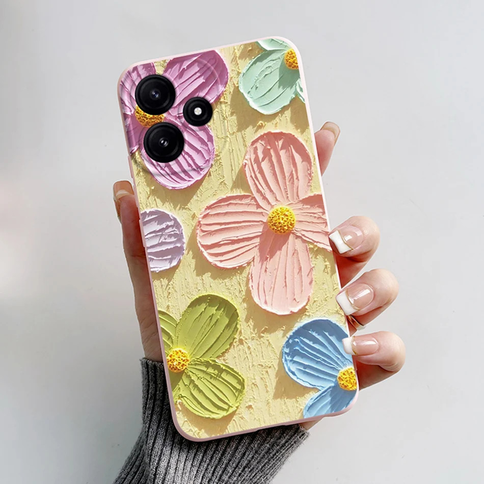 For Xiaomi Redmi 12 5G Case Redmi12 5G Cute Bear Cartoon Frog Soft Phone Cover for Redmi 12 5G Silicone Fundas 6.79\'\' TPU Coque