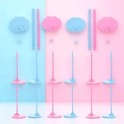 30 Peças de Suporte Fixo para Exibição, Organizador de Quarto Infantil, Suporte de Plástico para Figuras