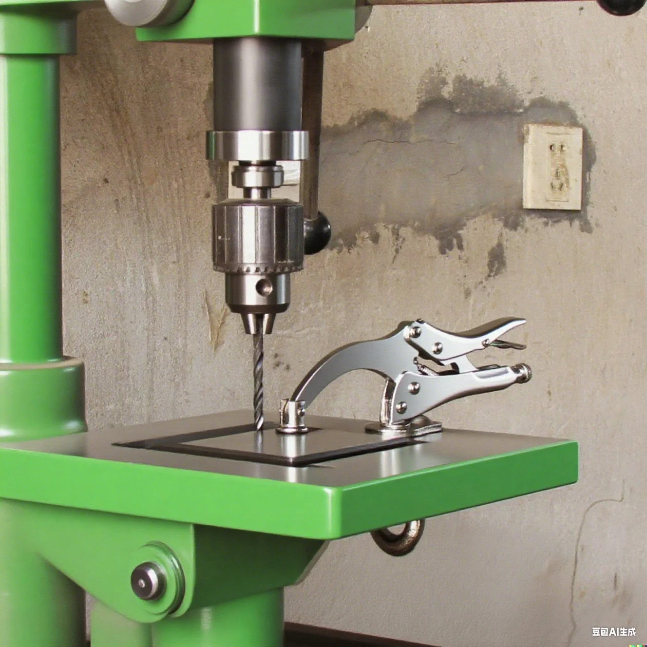 

New 9in Drill Press Vice Clamp Woodworking Holding With Lock and Release Lever Locking Pliers Maintain Accuracy