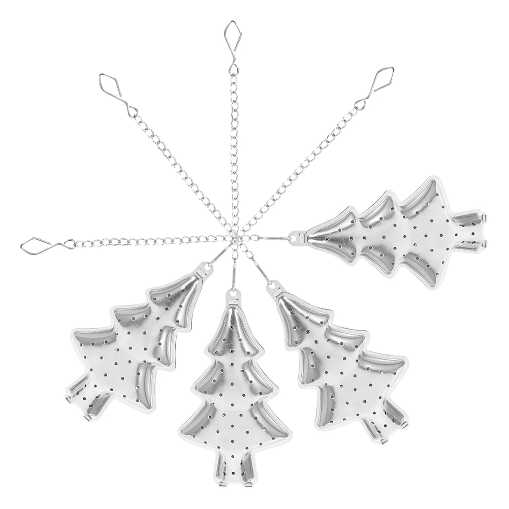 

4 Pcs Stainless Steel Tea Strainer Ball Loose Leaf Filter Fine Mesh Infuser Spice Strainer Creative Design Easy Clean Kitchen