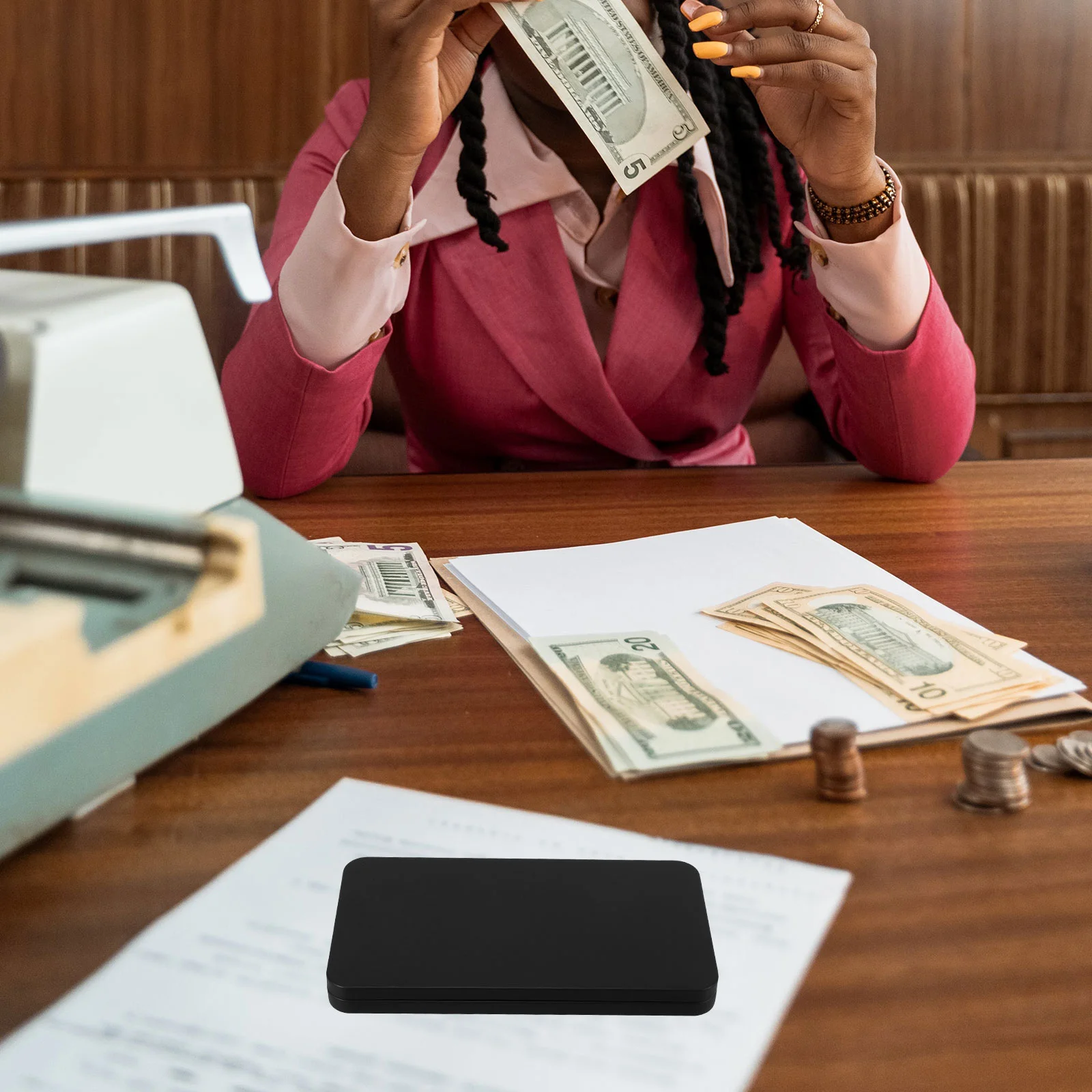 Metal Tin Box Containers Mini Tin Can Small Money Box Portable Cash Organizer Holder Rectangle Storage Box for Candy Coins Soap