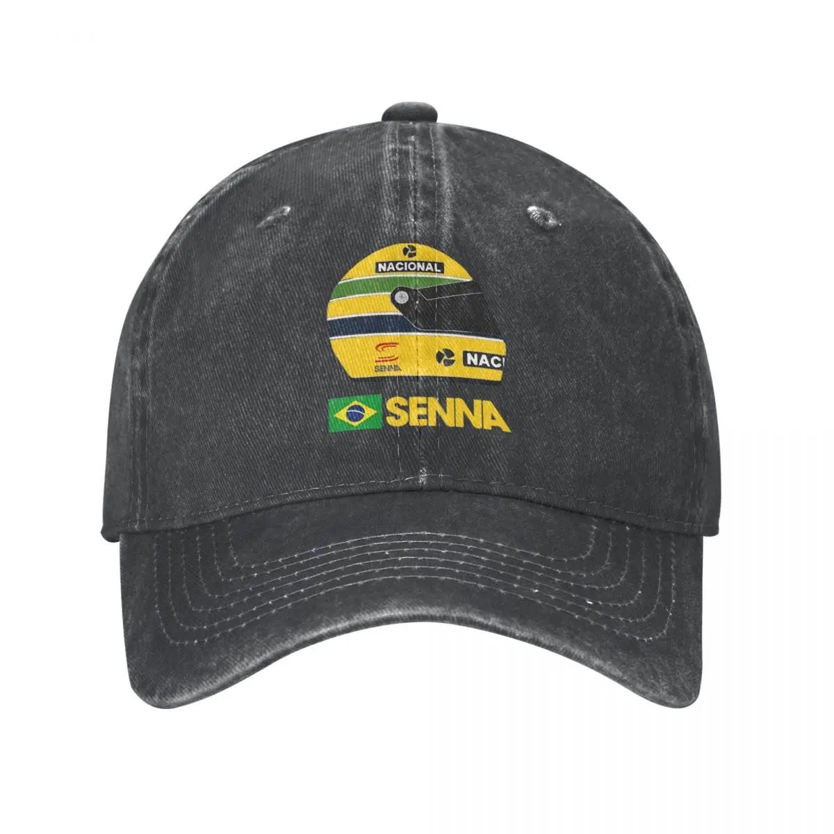 

Ayrton Senna Racing Cars Merch Men Women Baseball Cap Distressed Denim Washed Caps Hat Classic Outdoor Workouts Sun Cap