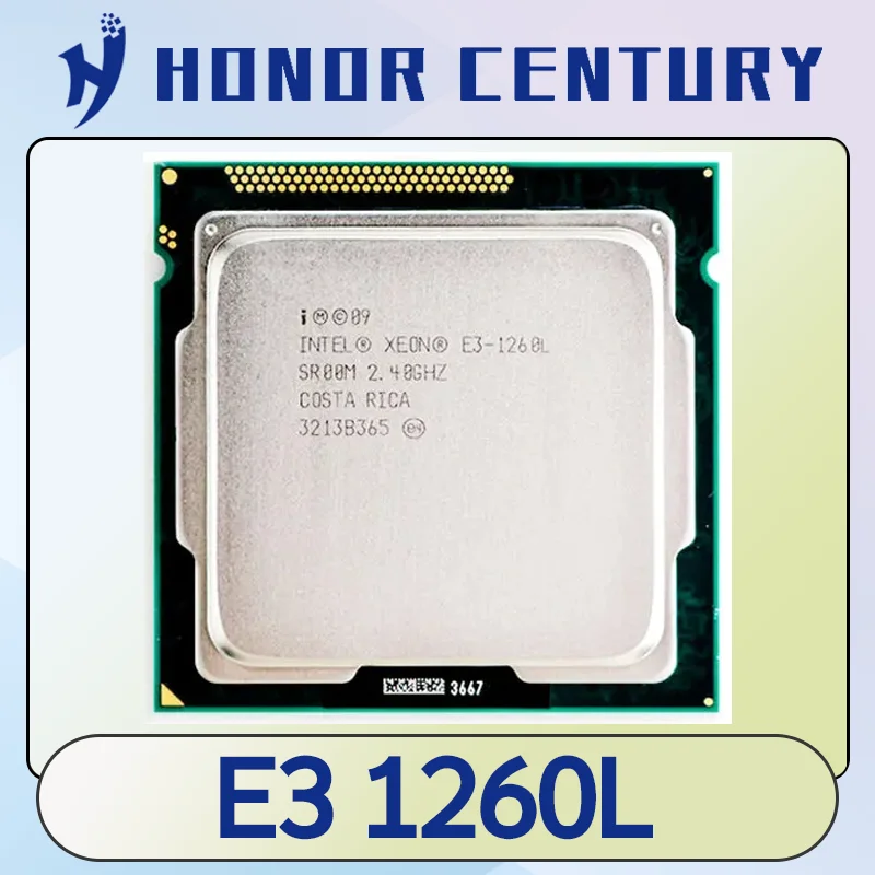 used Xeon E3 1260L 2.4GHz LGA 1155 Quad-Core CPU Processor