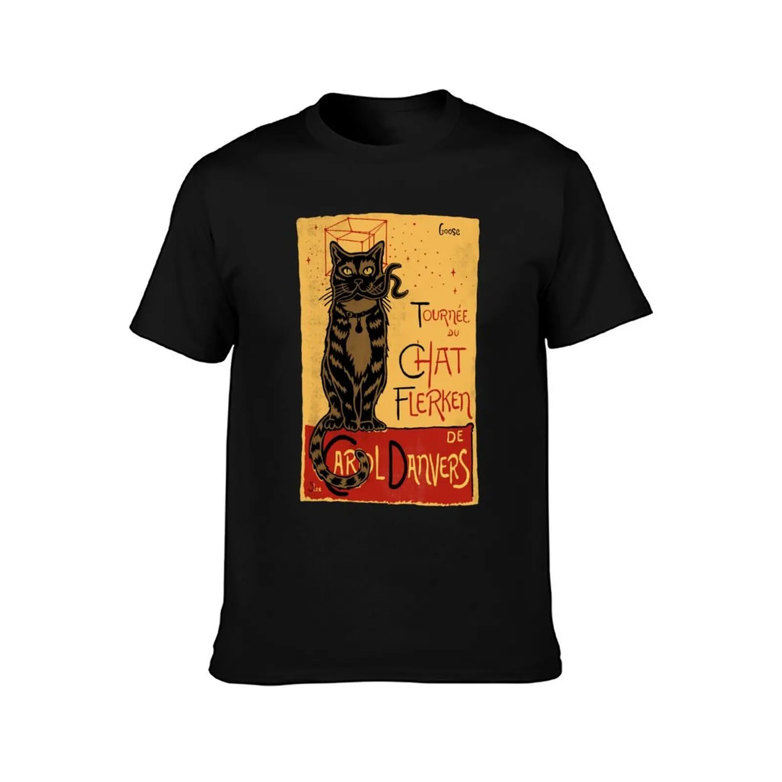 Chat Flerken (Collab with GoodIdeaRyan) T-Shirt, Summer Casual Cotton Tee, Oversized Streetwear Tops, Vintage Graphic Print
