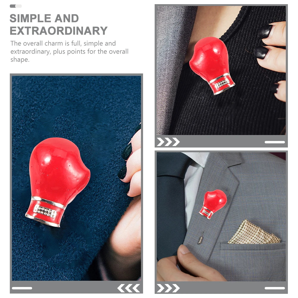

Boxing Lapel Pins for Men Fashion Brooch Badge Wrestler Glove Shaped Suit Accessory Elegant Daily Outfits Clothes Bags Hats